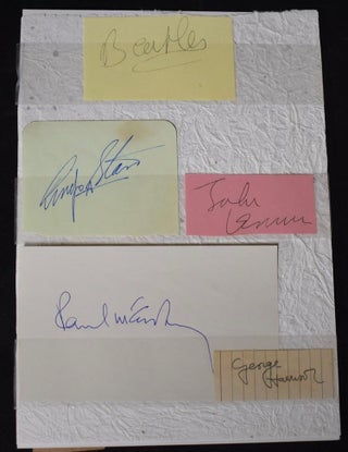 Full set of Beatles Autographs