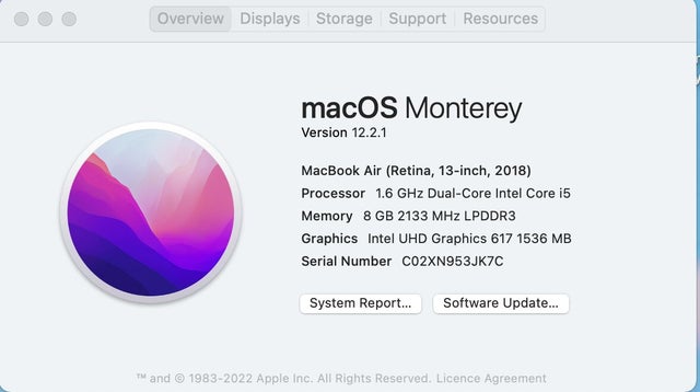 Mac book air NEW