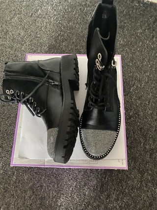 Leather boots
